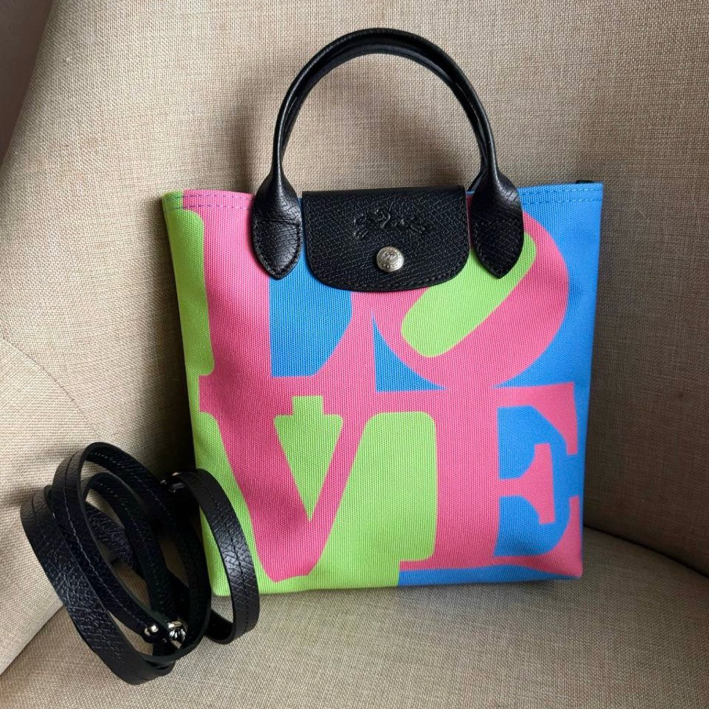 LC X INDIANA ROBERT XS Love Tote Bag with Crossbody Strap