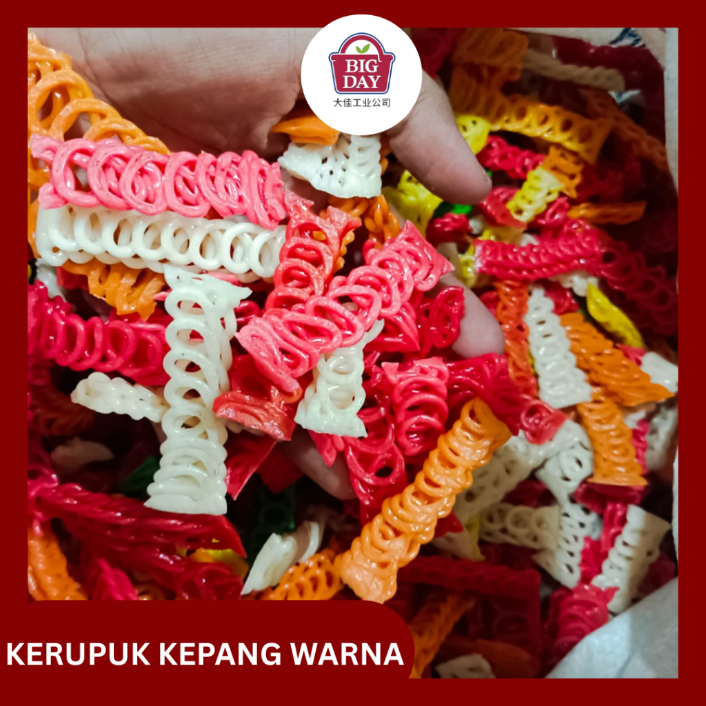 

KERUPUK SHINJUKU KEPANG WARNA KEMASAN 1 KG
