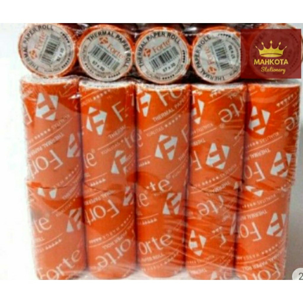 

Kertas Thermal Forte 57x30 Ekonomis