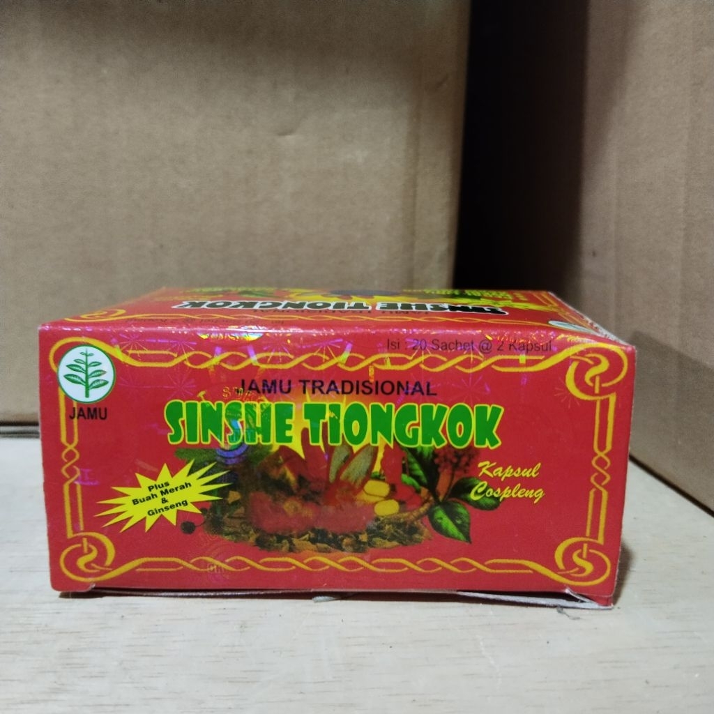 

sinshe tiongkok kapsul herbal original asli