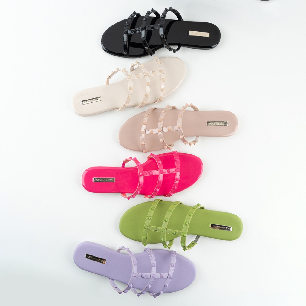 [BUY 1 GET 3 199K] URBAN&CO Zinia Sandal Teplek Sendal Casual Wanita Kekinian