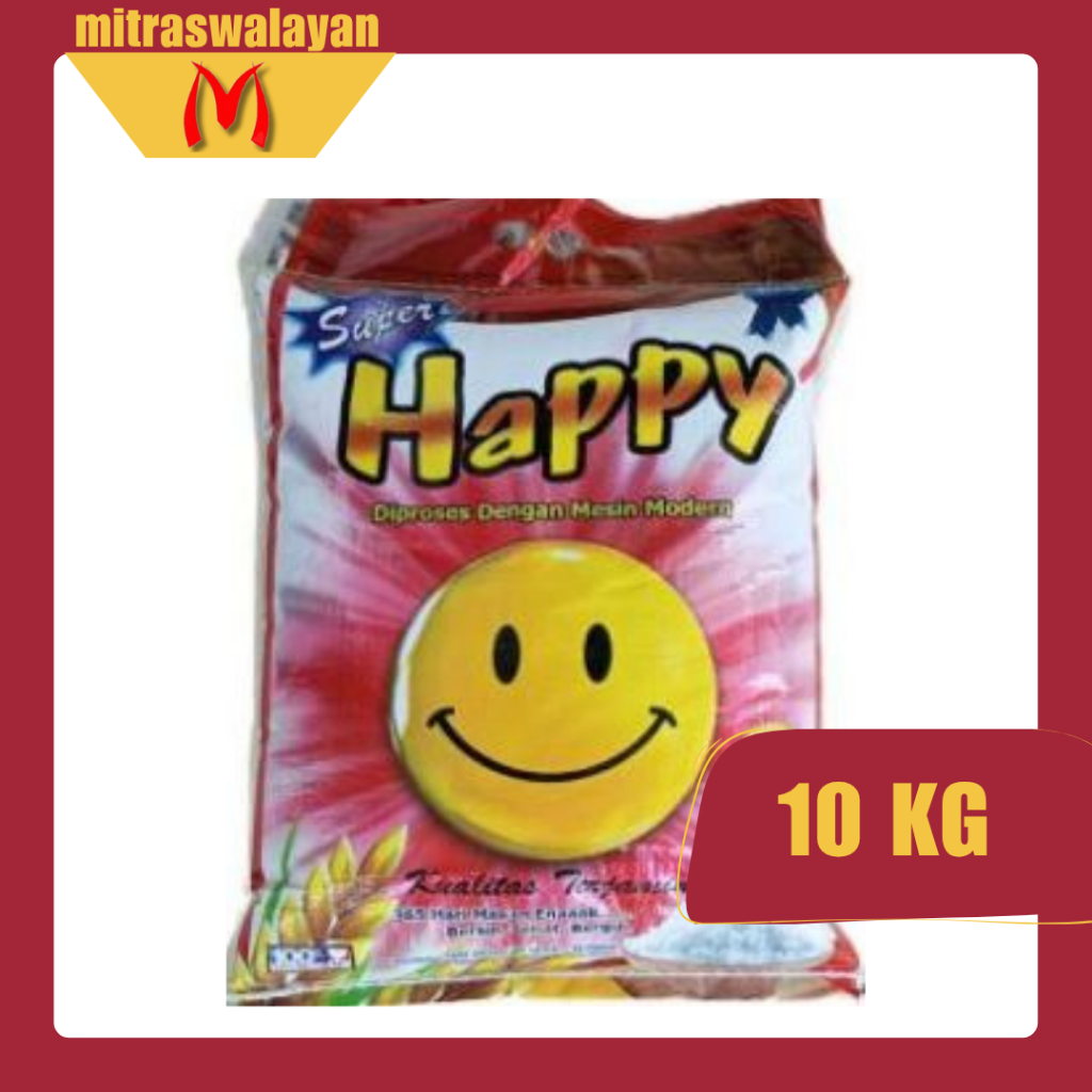 

Beras Premium Super Happy Kemasan Zak 10 kg