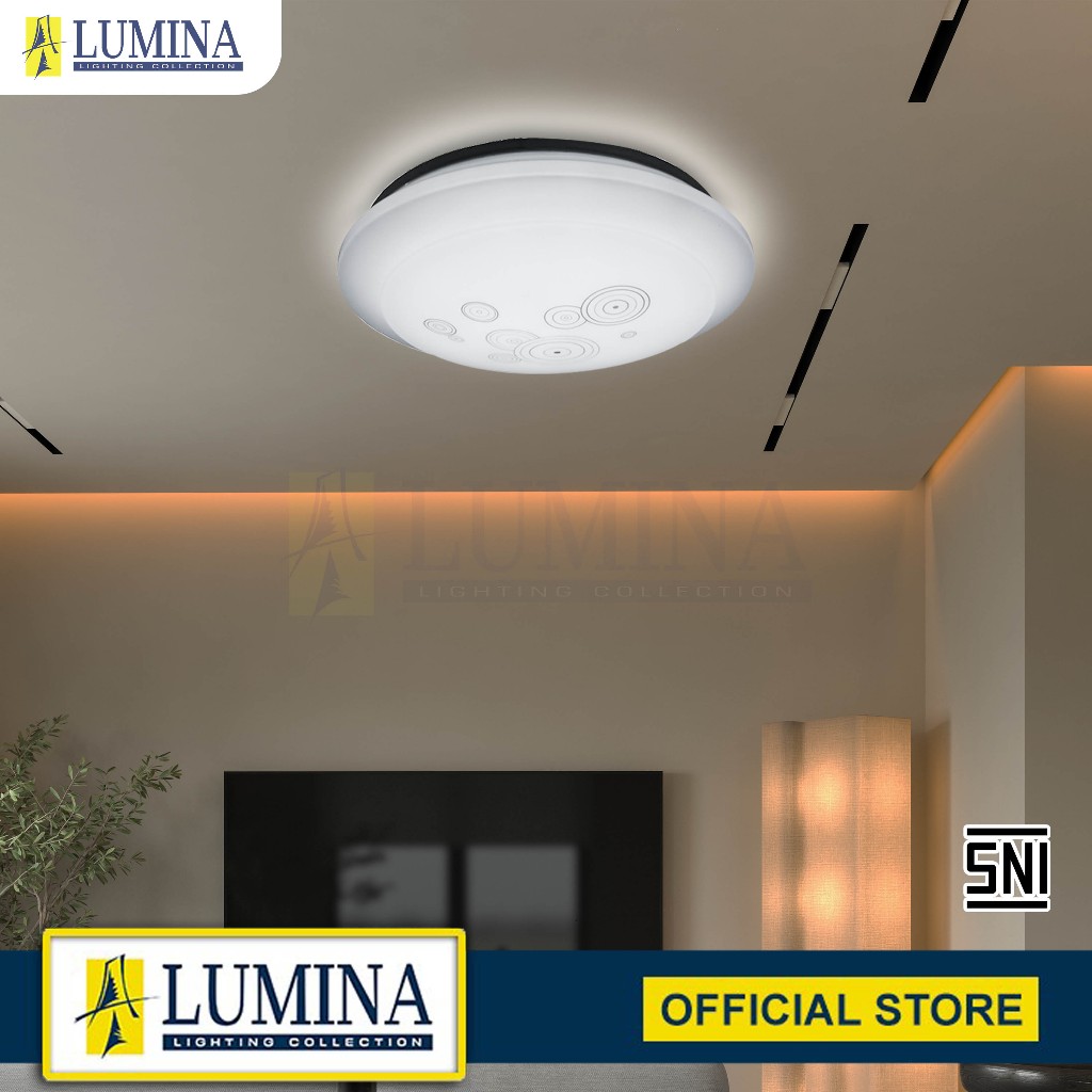 Lumina - Lampu Plafon LED Ceiling Lamp Minimalis Atap Modern Motif Bintang Bunga Lingkaran Garis Jar