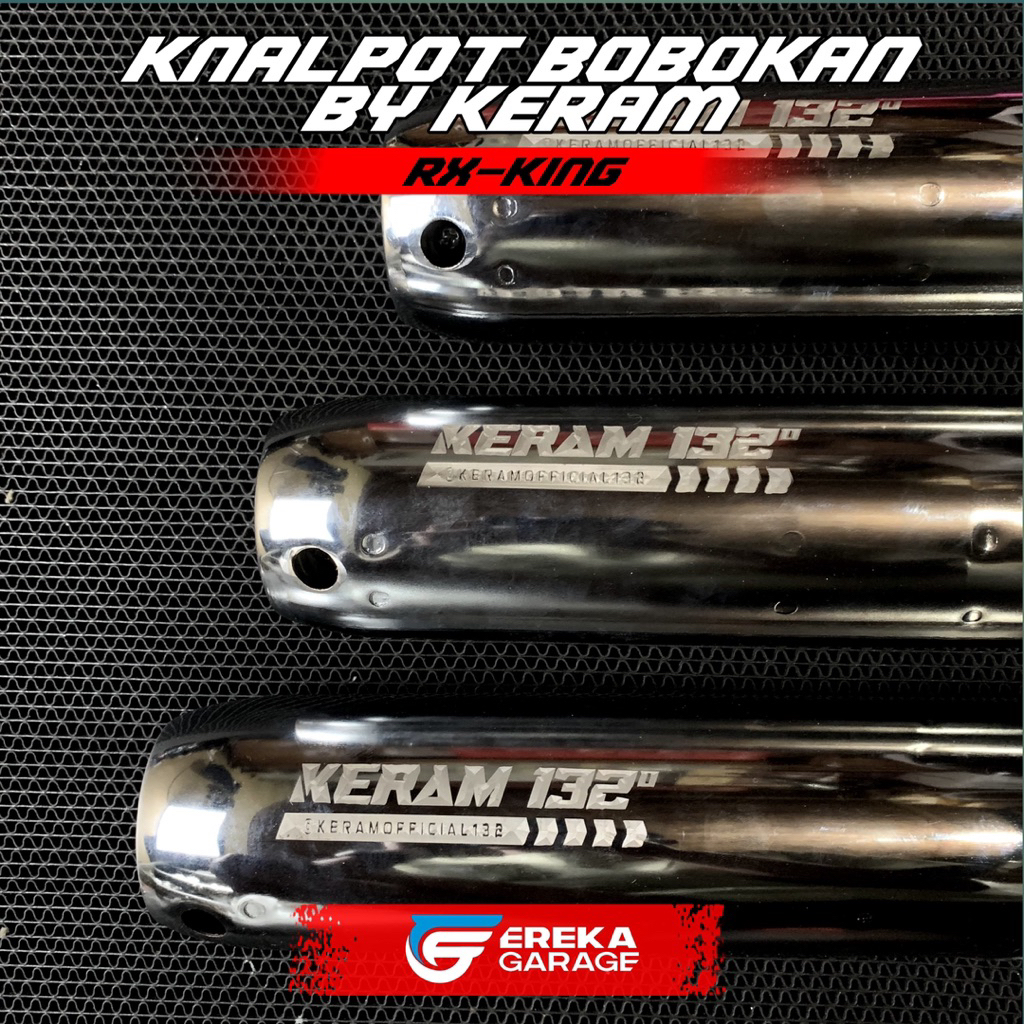 KNALPOT BOBOKAN RX KING by keram BAHAN ORIGINAL YAMAHA YGP