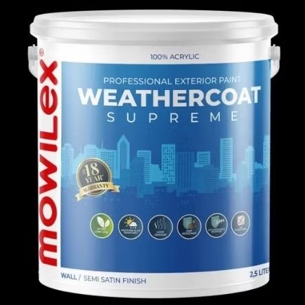 MOWILEX WEATHERCOAT SUPREME WATERBASED UKURAN 2.5LT