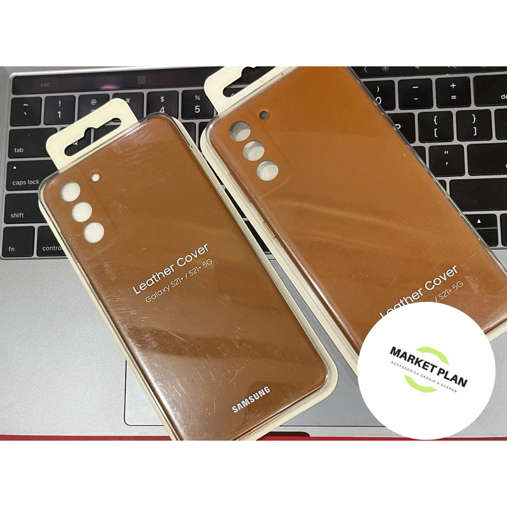 Leather Cover Samsung Galaxy S21+ / S21+ 5G Gold