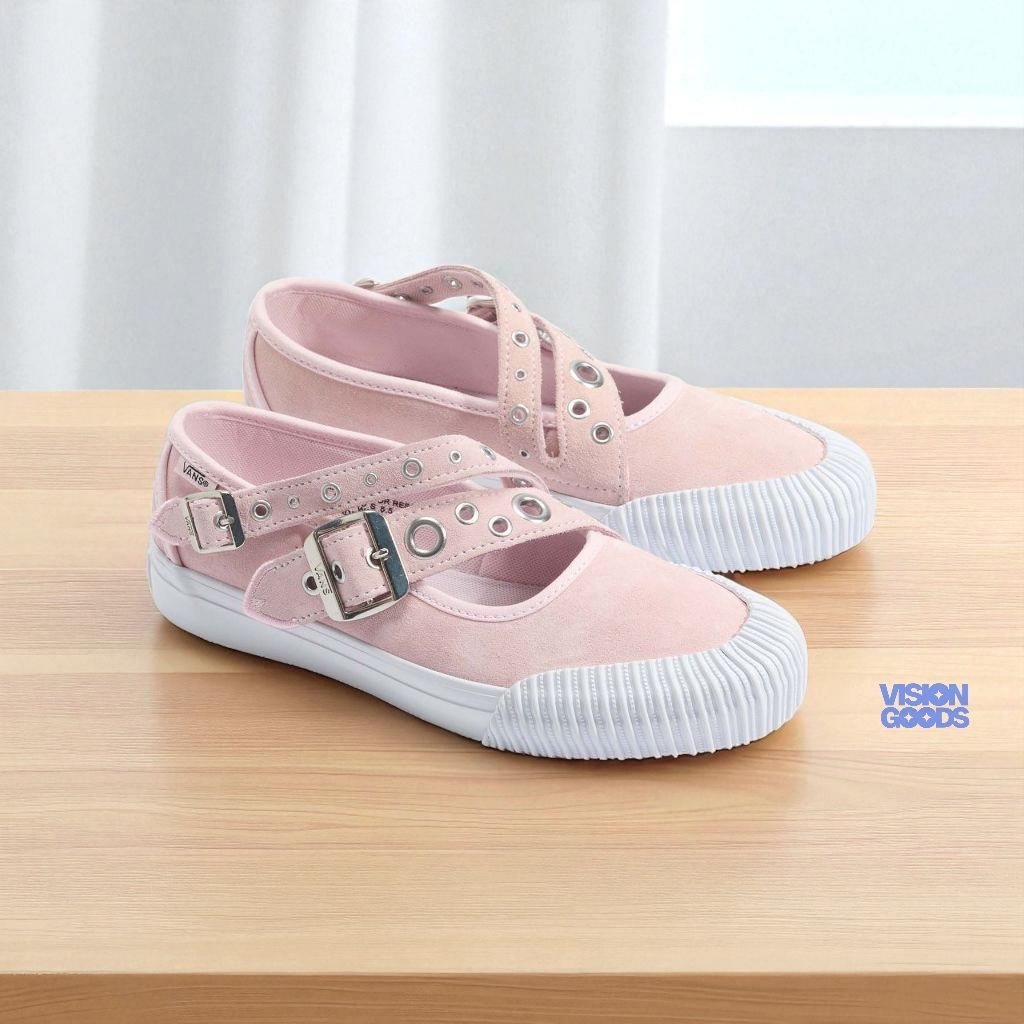 Sepatu Wanita Vans Mary Jane Straps Pink