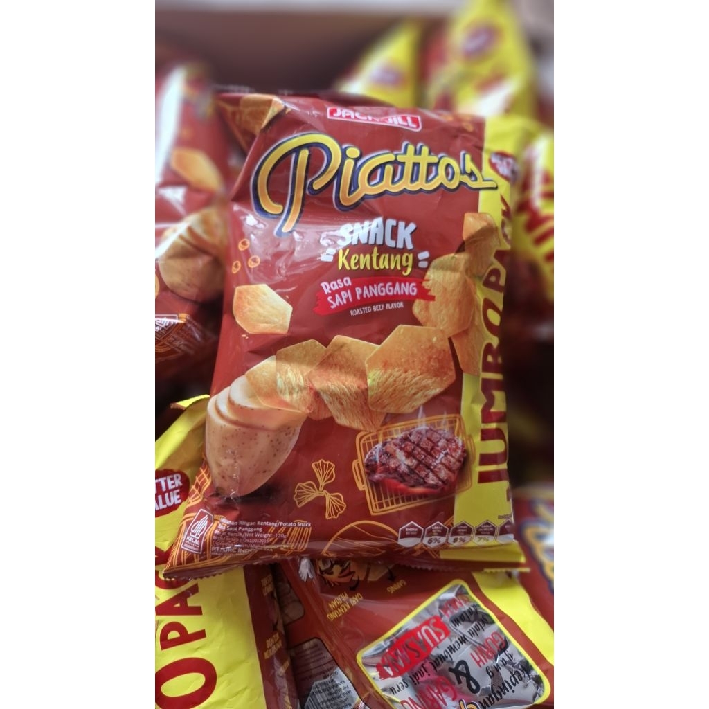

Piattos Snack Kentang Rasa Sapi Panggang ukuran 120gr