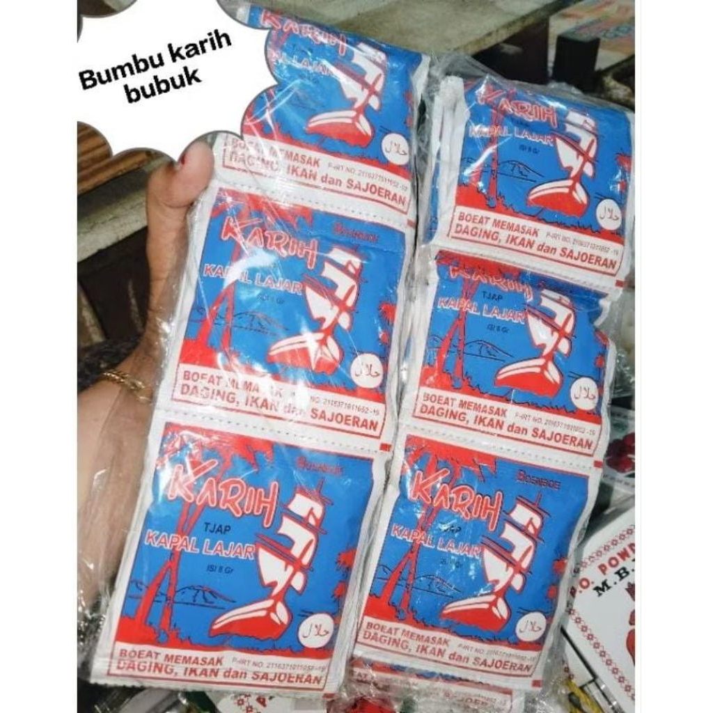 

BUMBU BUBUK KARIH CAP KAPAL LAYAR ISI 20PCS