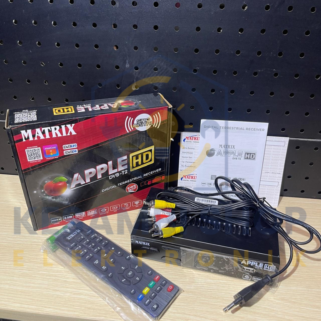 SET TOP BOX TV DIGITAL MATRIX APPLE STB MATRIX DVBT2 MATRIX SET TOP BOX