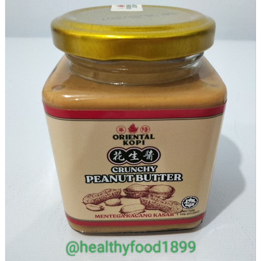 

Oriental Kopi Crunchy Peanut Butter 230g – Mentega Kacang Kasar – Tekstur Renyah & Lezat