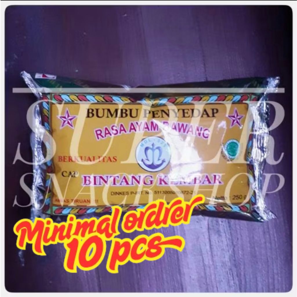 

BUMBU MASAK / BUMBU TABUR ATOM BINTANG / ATOM BINTANG KEMBAR / ATOOM TABUR BUBUK ANEKA RASA 250 GR (minimal 10 pcs)