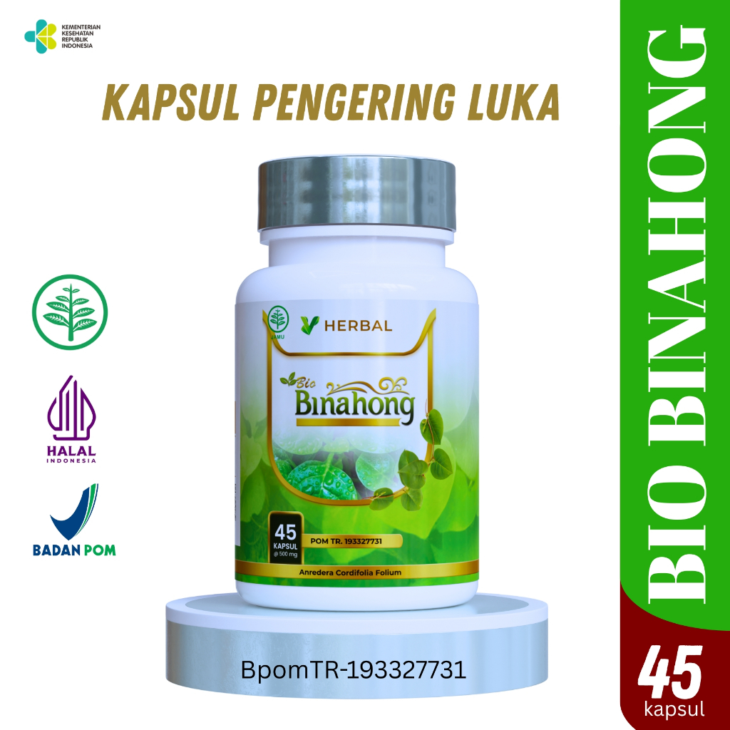 Bio Binahong Kapsul Pengering Luka Pasca Operasi