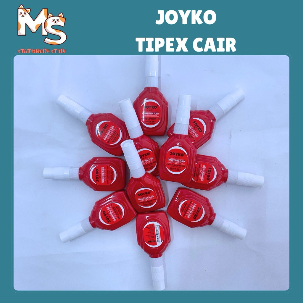 

JOYKO CORRECTION FLUID JK-01 TIPEX CAIR ORI TIPE X MURAH BISA GROSIR