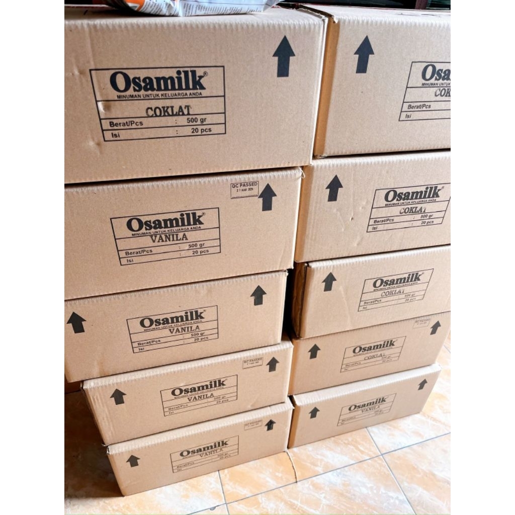 

( Grosir ) - Osamilk 500gr isi 20pcs / 1 dus