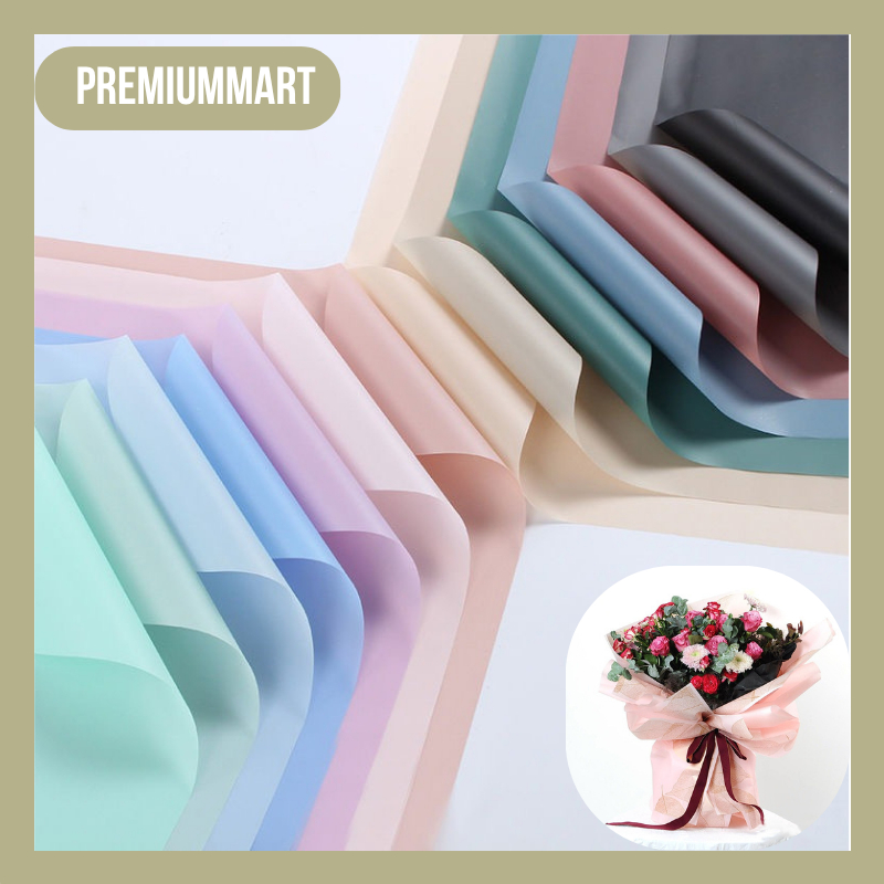 

Flower Wrapping Paper Varian Polos Full Color Cellophane Florist KB038