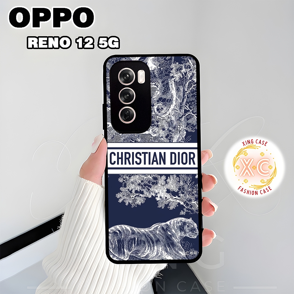 |SG02| XING CASE OPPO RENO 12 5G KILAU EFEK KACA | CASE HP CUSTOM | CASING HP KUALITAS REALPICT HD M