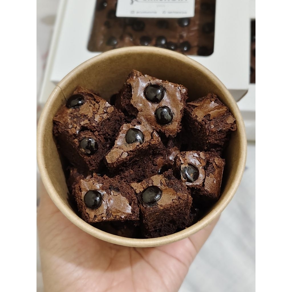 

Brownies Cup Fudgy Brownies 10x10 cemilan cemilan enak