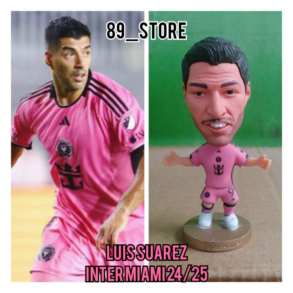 Pre Order Figure Soccer Kodoto Soccerwe Repaint Suarez Inter Miami