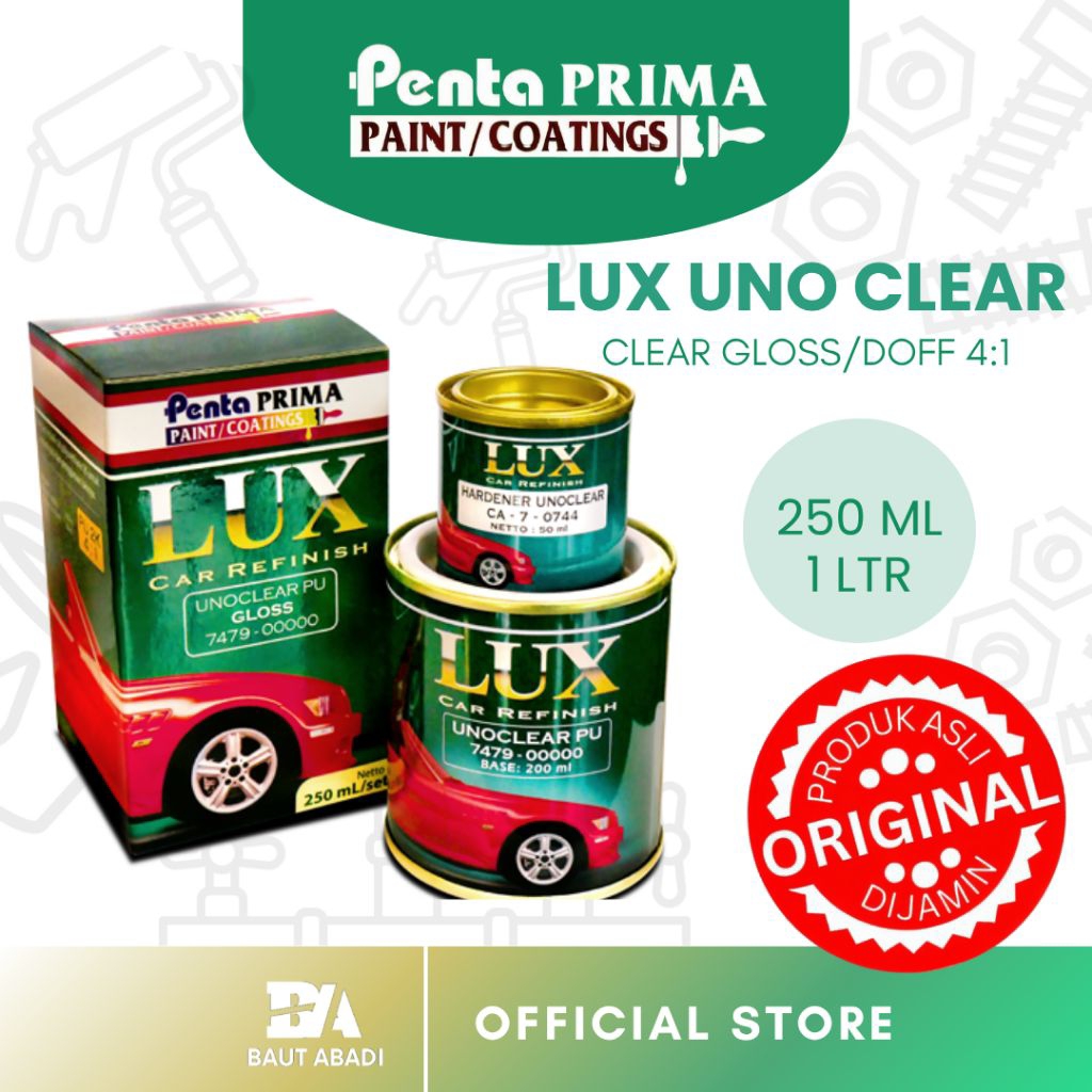 Penta Lux Clear Finishing Gloss Clear Doff