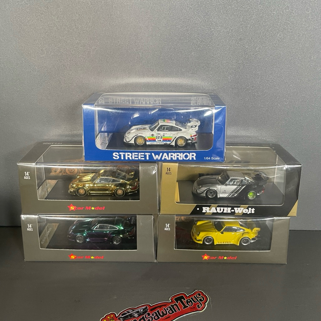 Mini Scale 1:64 Porsche RWB || Star Model || Street Warrior || Time Micro