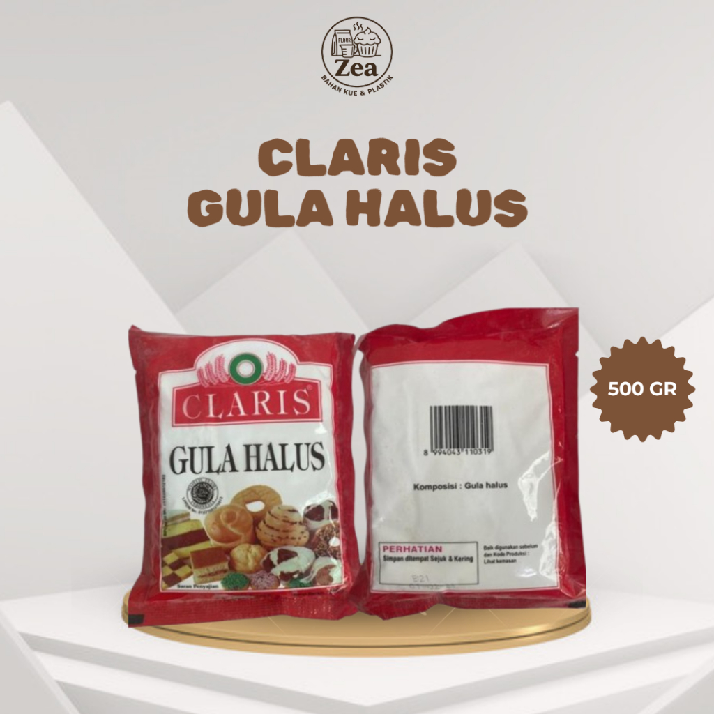 

Gula Halus Claris 250 gr dan 500 gr