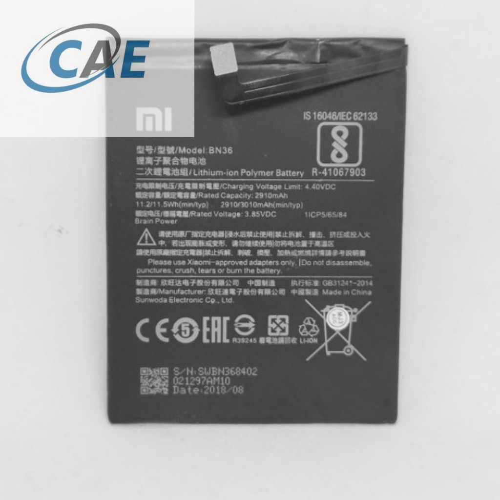 Batre Baterai Xiaomi Redmi 6x Mi A2 Batu Batre Tanam