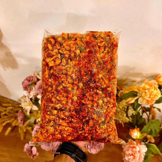 

Basreng Sultan Bandung Stik Pedas Daun Jeruk 1kg / Bakso Goreng Renyah