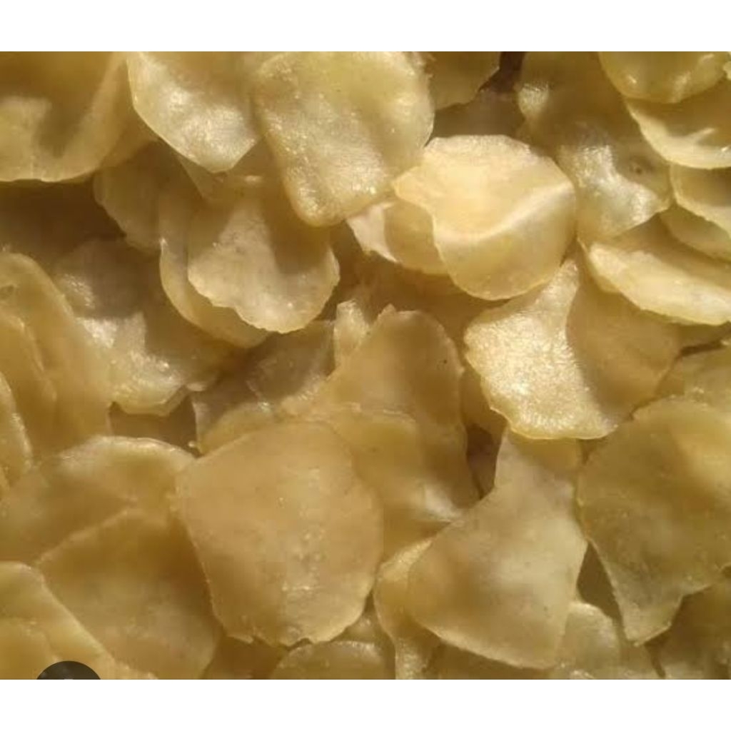 

KRUPUK Rambak bulat MENTAH