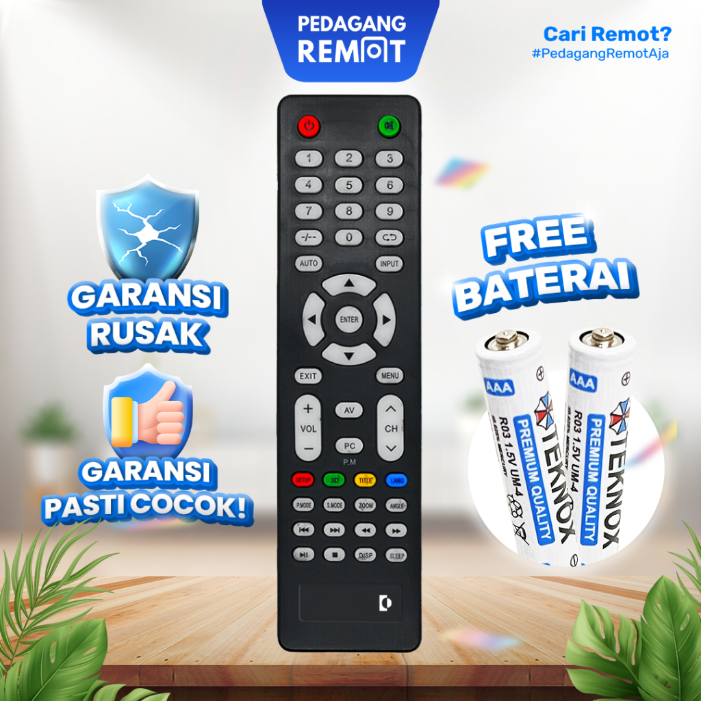 Remot Remote TV Ikedo SPQV59N LCD LED LT-17L2