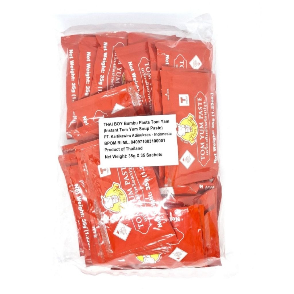 

thai boy tom yum sachet 35 gr [ 1 pack = isi 35 sachet ]
