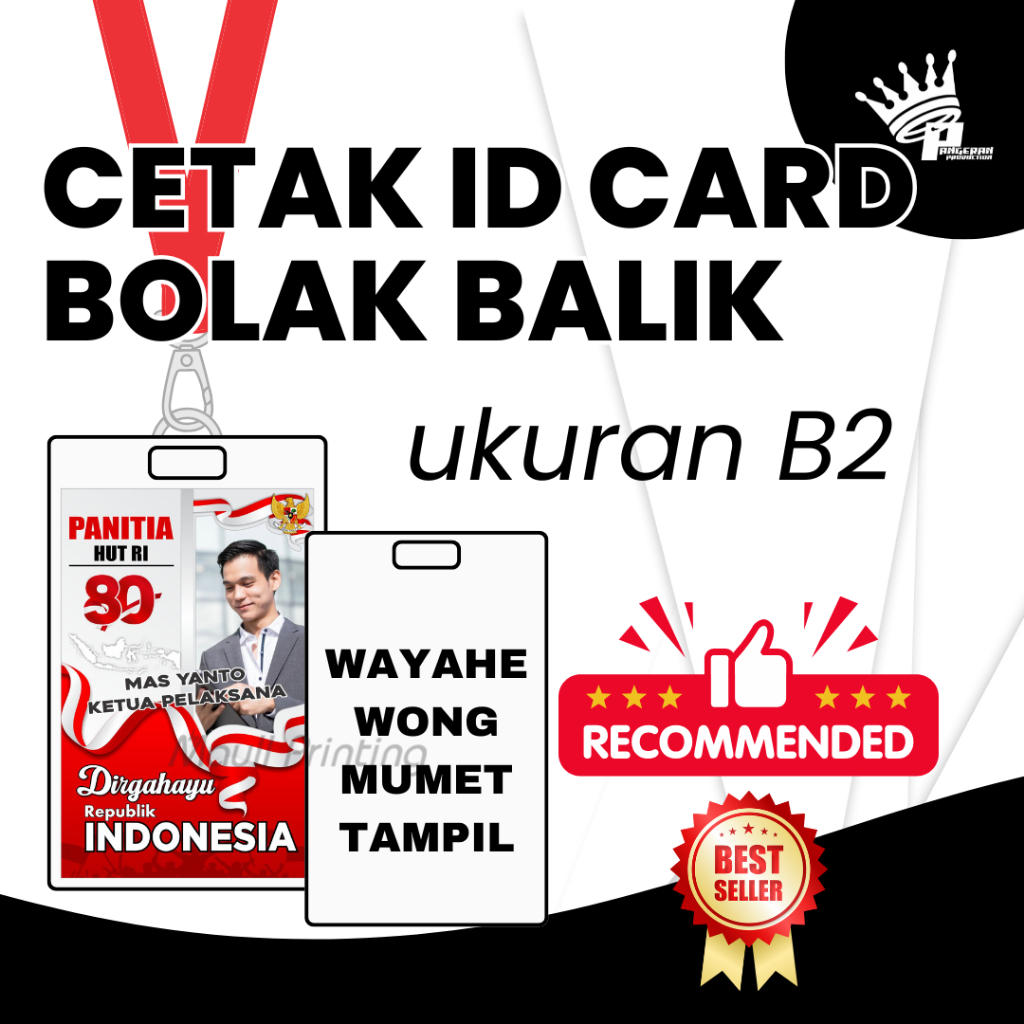 

[CETAK BOLAK BALIK] ID CARD PANITIA UKURAN B2