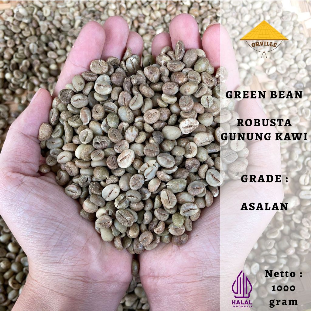 

Biji Kopi Robusta Gunung Kawi Asalan Green Beans Coffee Robusta