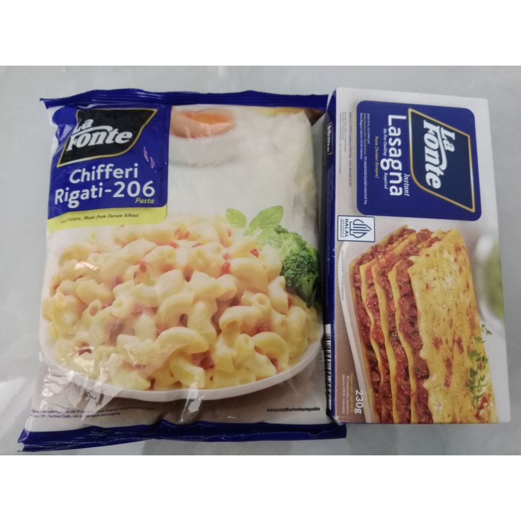 

La Fonte Instant Lasagna - Pasta Chifferi Rigati 206