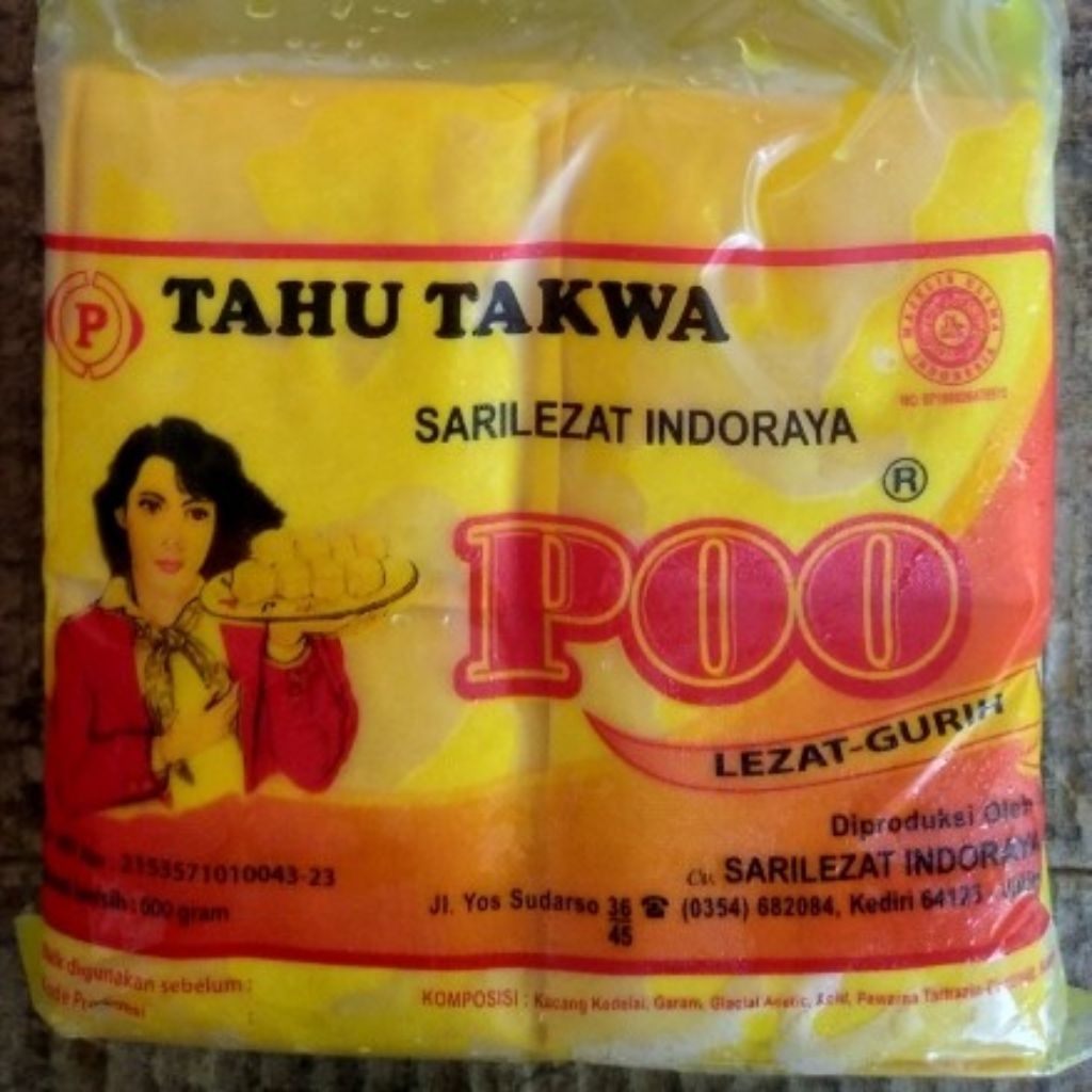 

Tahu Takwa Poo Kediri 1 Pack Isi 4 Psc