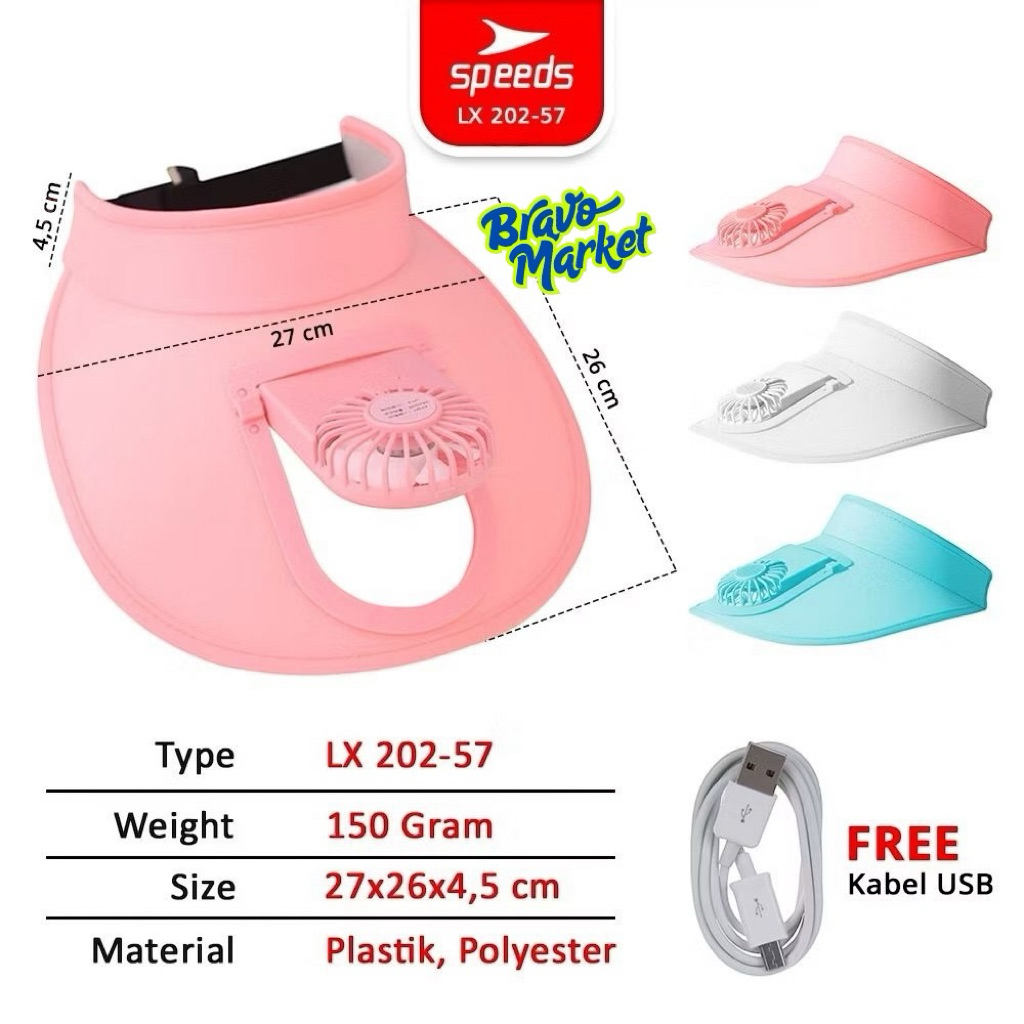 Speeds Topi Kipas Angin Portable Topi Haji Dan Umroh Topi Bisbol Topi Panas Untuk Haji Dan Umroh Top