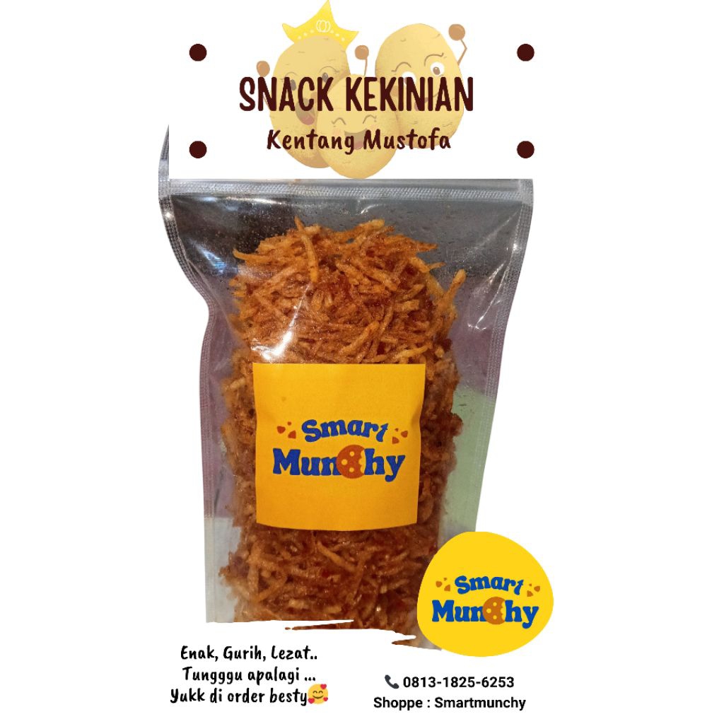 

Kentang Mustofa | 100gram | Jajan murah, enak, gurih dan lezat | kentang Mustofa daun jeruk