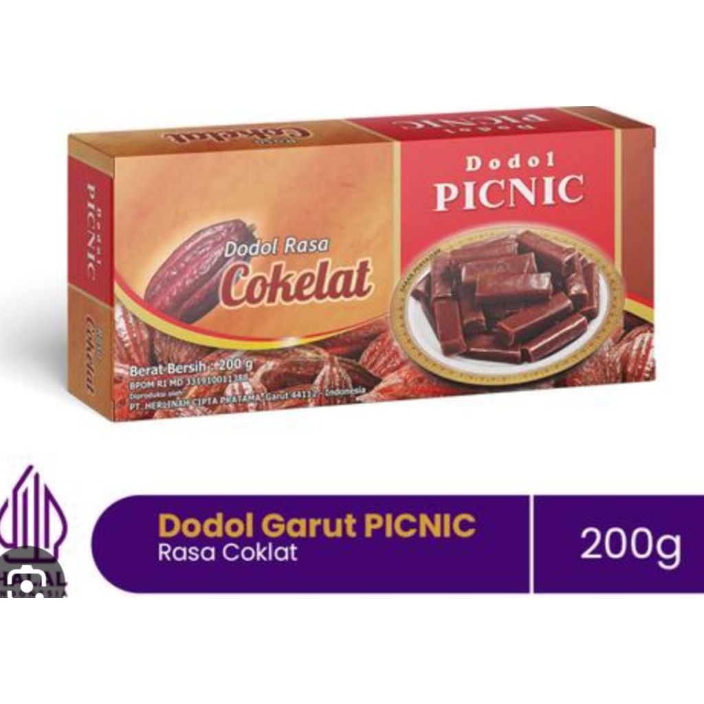 

Dodol picnic rasa coklat kekinian 200g juaranya dodol khas Garut yg legendaris