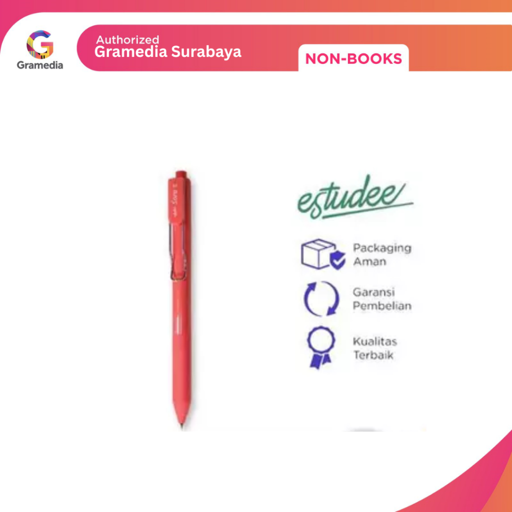 

Gramedia Surabaya - ESTUDEE SORA GELPEN 0.5 INK BLACK - PINK EGP-242