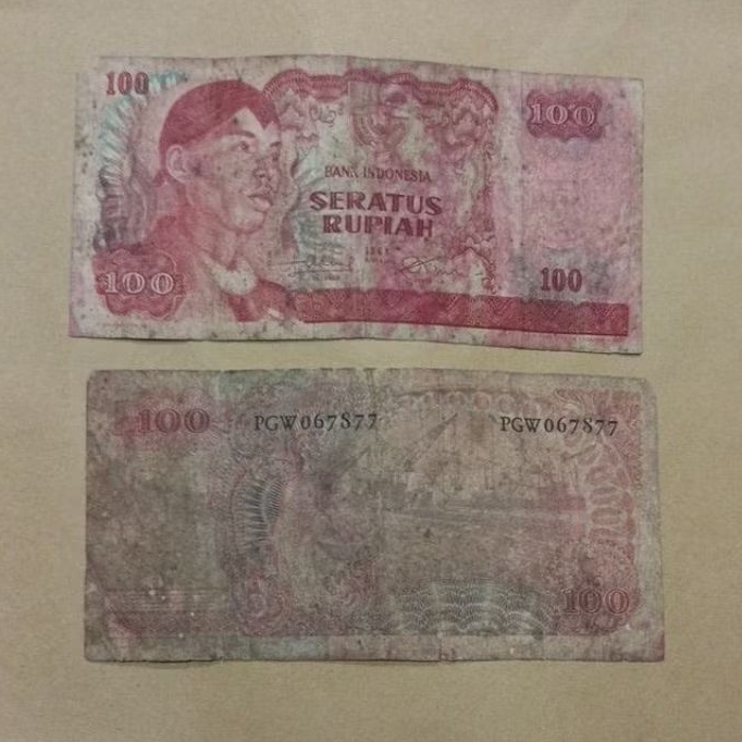 Uang Kuno 100 Rupiah Sudirman 1968
