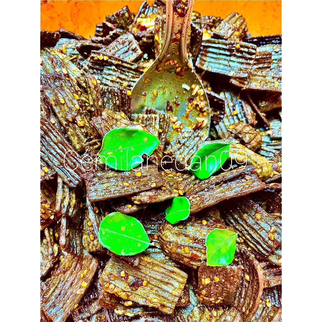 

Kerupuk Jengkol 1kg Pedas Original Cikruh Exstra Daun Jeruk