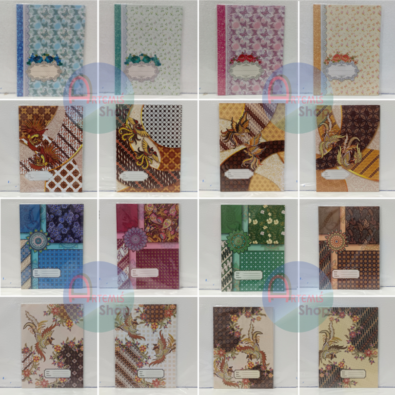 

Sampul Buku Kertas Kwarto / Kecil SIMPATY Batik