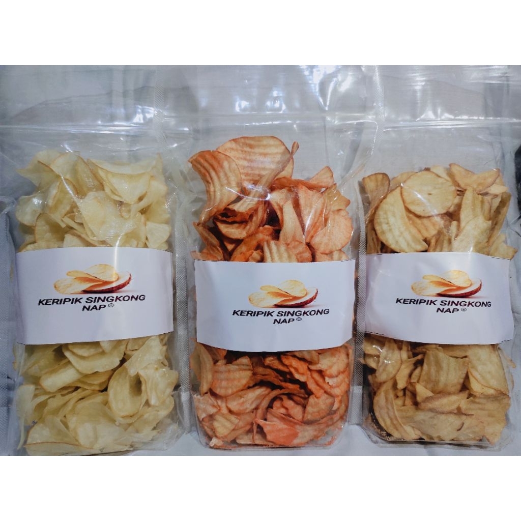 

KERIPIKSINGKONG(250g)ORIGINAL,BALADO DAN LADA HITAM