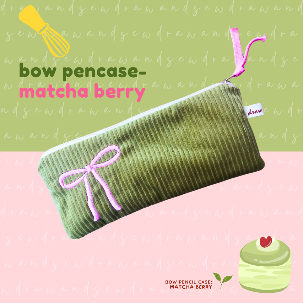 

Bow Pencil Case | Handmade Pencil Case | Coquette Pencil Case | Tempat Pensil | Tempat Pensil Handmade | Tempat Pensil Coquette