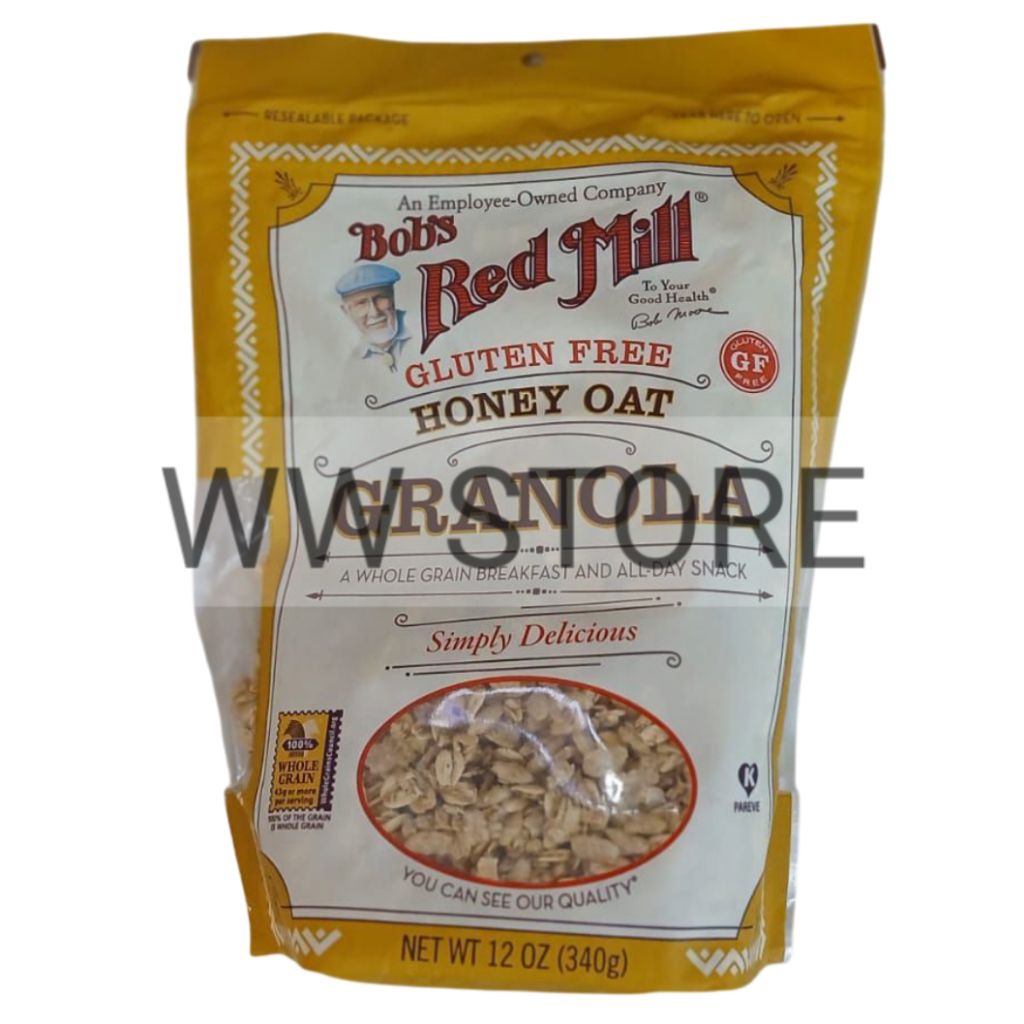 

Sereal granola oat dengan madu bebas gluten free Bob's Red Mill HONEY OAT GRANOLA 340g