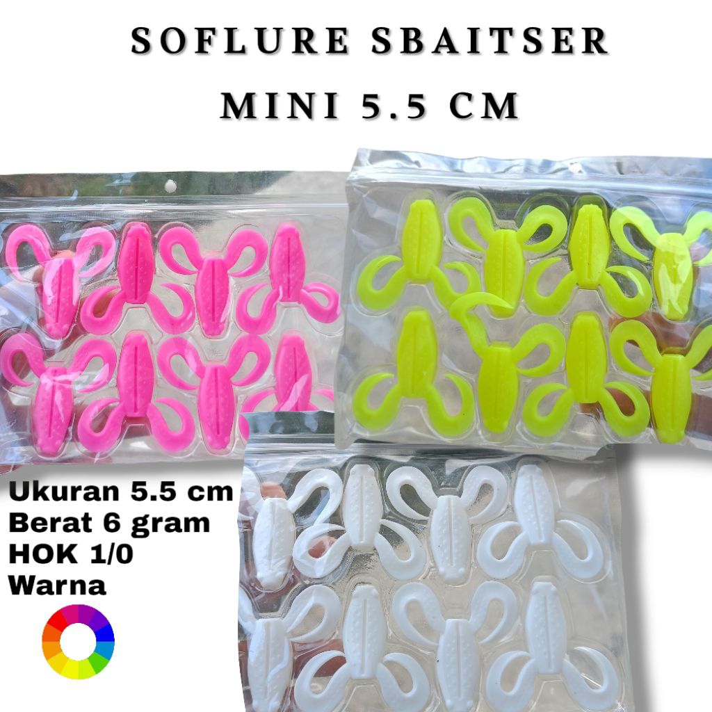 UMPAN CASTING SABAITZER + 1 HOOK,UMPAN CASTING GABUS DAN TOMAN, UMPAN