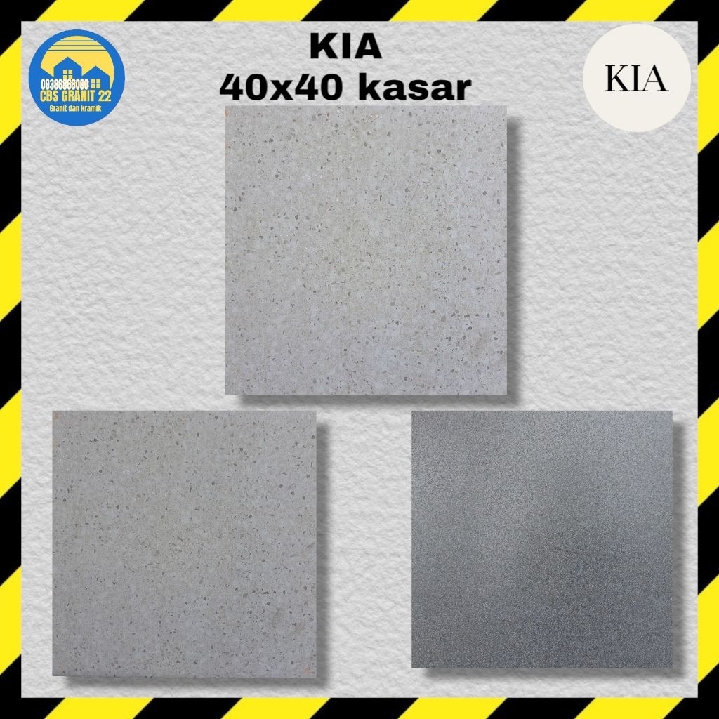 KIA Keramik Lantai kasar 40x40 kamar mandi teras