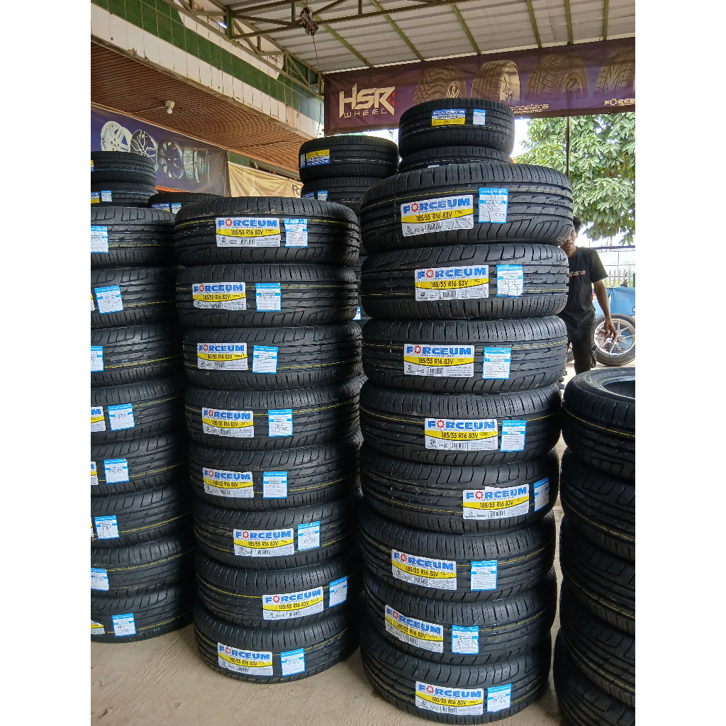 ban mobil ring 16 ukuran 185 55 merek forceum tipe octa std jazz ring 16