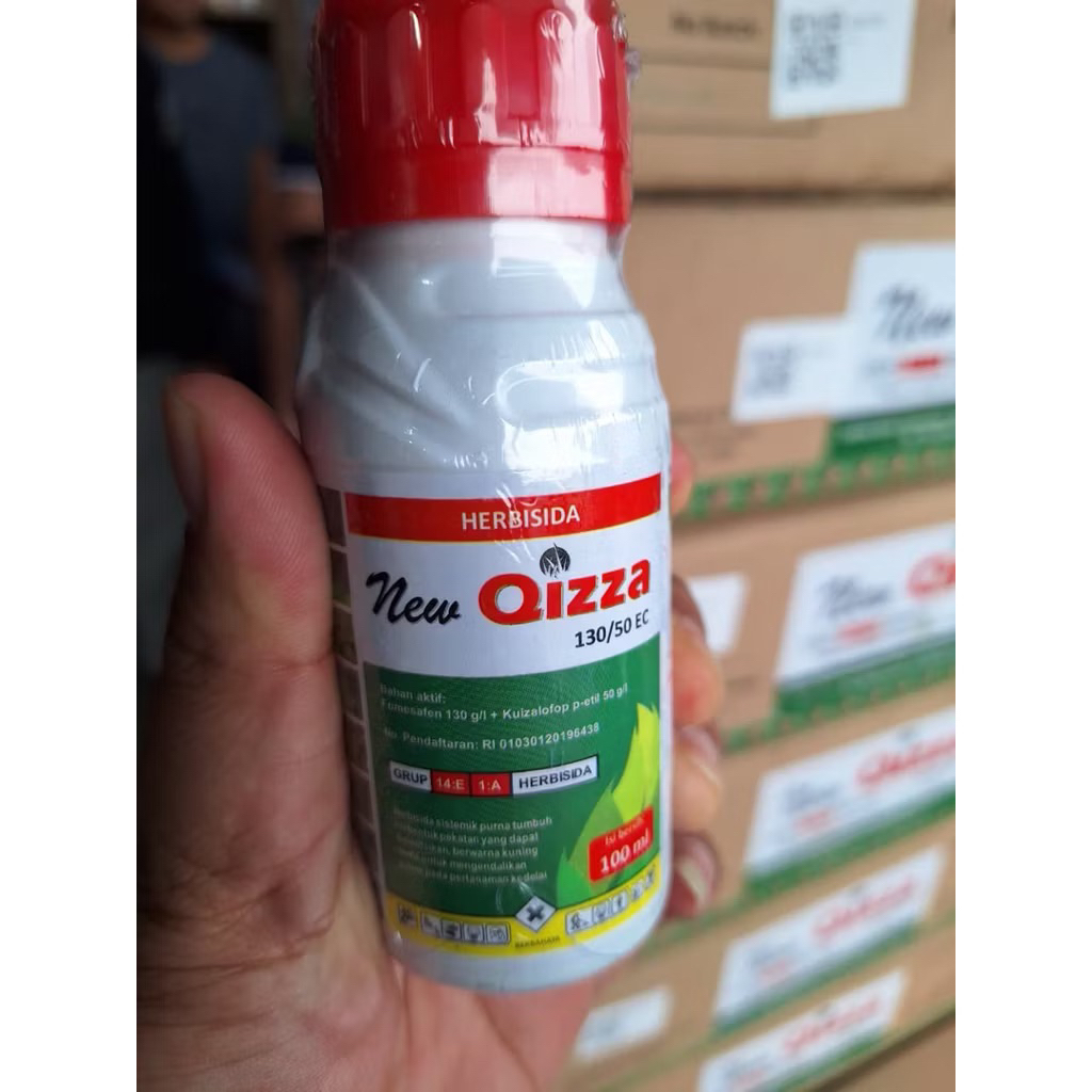 Herbisida sistemik NEW QIZZA 100ML Untuk tanaman Tembakau kacang² an 130/50EC (Sama Persis Liding Ag