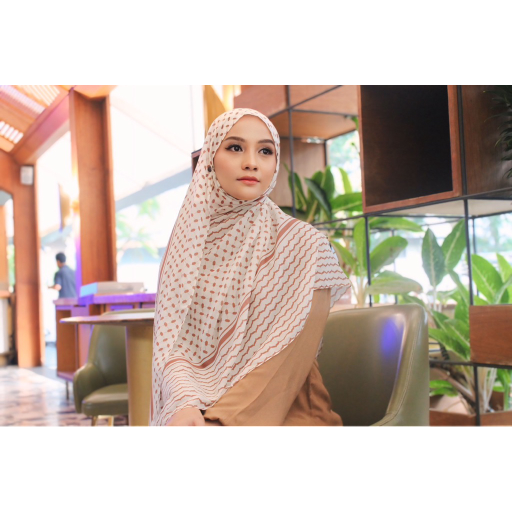 Keffiyeh Pashmina Printed Tencel Cotton